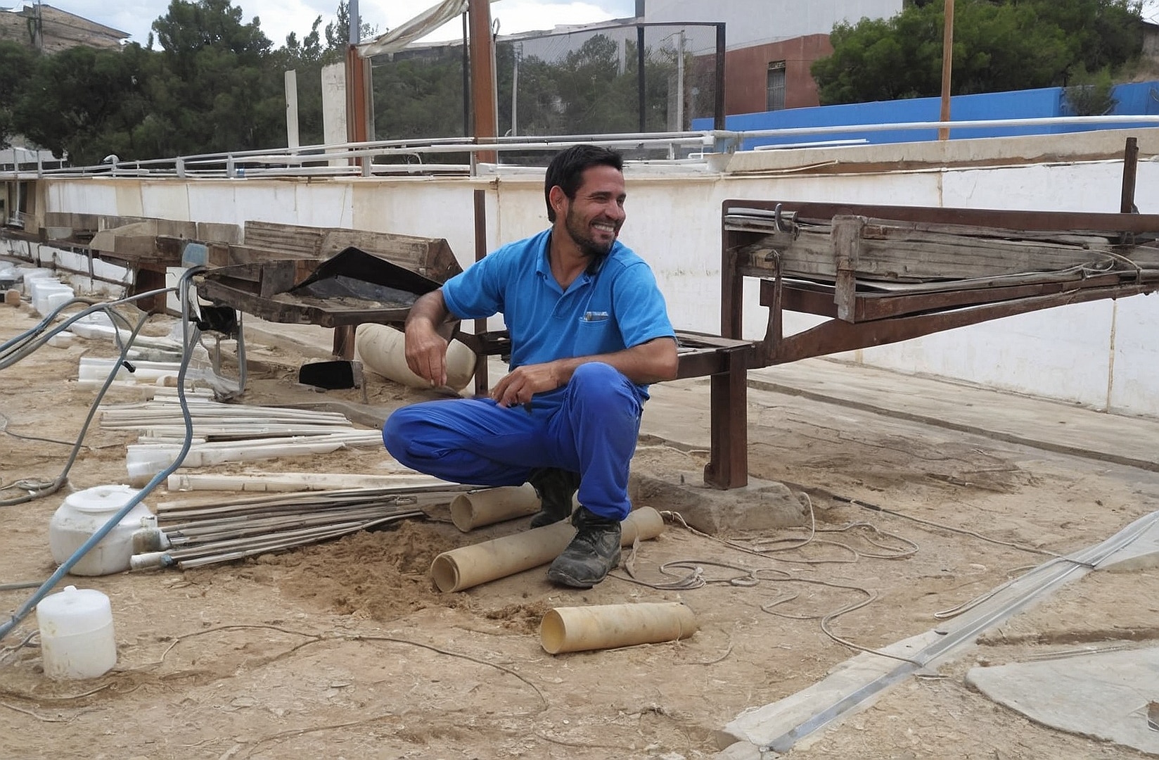 Equipo de fontanería profesional